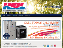 Tablet Screenshot of hvacbaldwinmi.com